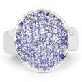2.00 Carat Genuine Tanzanite .925 Sterling Silver Ring by Bids.com