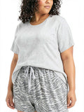 Jenni Plus Size Pajama T-Shirt, Size 1X by Vanessa Jane