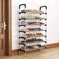 7-Tier Iron Shoe Rack – Space-Saving, Floor-Standing by DailySale