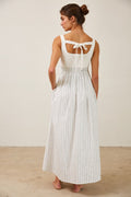Ribbed Knit Bodice Maxi Dress by Boutique 23