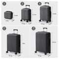 5-Piece Lightweight Luggage Set with Lock – 12/16/20/24/28 Inch by DailySale