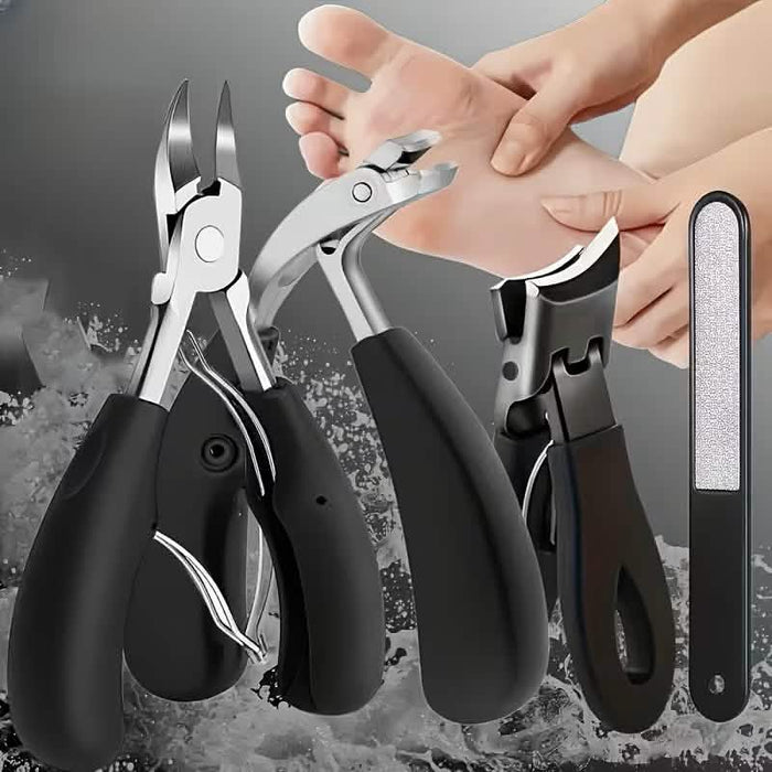 4-Piece Elderly-Friendly Toenail Clipper Set by DailySale