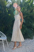 Floral Sweetheart Midi Dress by Boutique 23