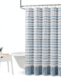 Tommy Bahama Tidal Stripe Dobby Shower Curtain by Vanessa Jane