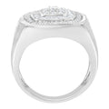 14K White Gold Men's 1 CTTW Diamond Band Ring by Bids.com