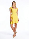 CeCe Women's Flounce-Hem Shift Dress, Size 14 by Vanessa Jane