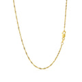14k Yellow Gold Singapore Chain 1.5mm by Bids.com