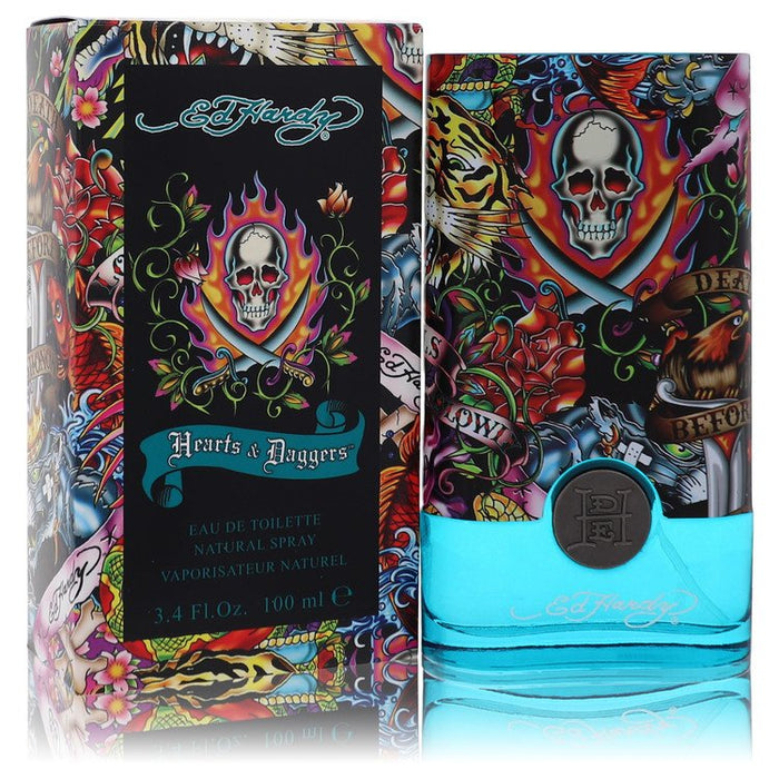 Ed Hardy Hearts & Daggers by Christian Audigier Eau De Toilette Spray 3.4 oz for Men by Avera Group
