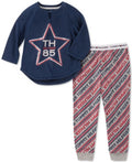 Tommy Hilfiger Girls 2-Pc. Plaid Pajama Set by Vanessa Jane