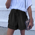 Elapsy Womens Casual Drawstring Elastic Waist Summer Shorts with Pockets by DailySale