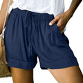 Elapsy Womens Casual Drawstring Elastic Waist Summer Shorts with Pockets by DailySale