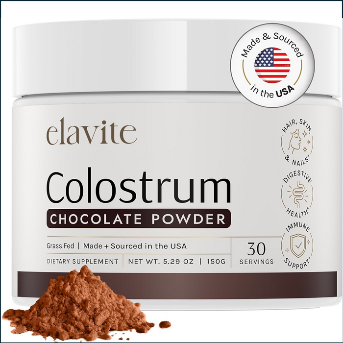 Elavite Colostrum Powder, 30 Servings by PoorBoySupplements.com