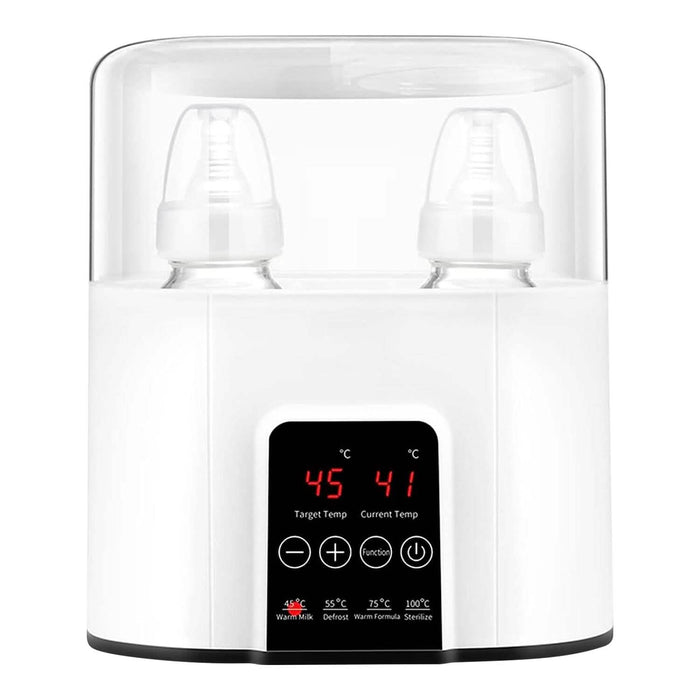 Electric Baby Milk Bottle Warmer Fit with 4 Heating Modes Adjustable Temperature Display Screen by DailySale