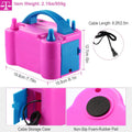 Electric Balloon Pump 600W Balloon Blower Inflator Dual Nozzle by DailySale