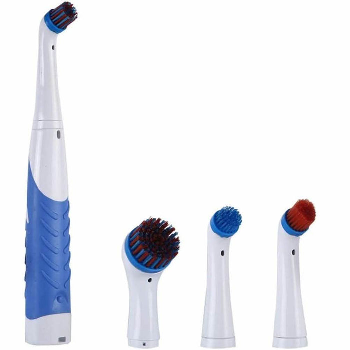 Electric Cleaning Brush with Household All Purpose 4 Brush Heads by DailySale