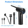 Electric Cordless Air Duster Blower for Computer Keyboard by DailySale