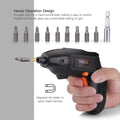 Electric Cordless Screwdriver Rechargeable with LED Light by DailySale