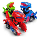 Electric Dinosaur Non Remote Control Morphing Vehicle Toy by DailySale