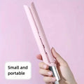 Electric Hair Straightener and Curler with Ceramic Plates by DailySale
