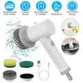 Electric Handheld Spin Scrubber Cordless Cleaning Brush with 2 Rotating Speeds by DailySale