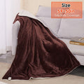 Electric Heated Flannel Throw Blanket by DailySale