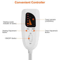 Electric Heated Foot Warmer with 6 Level Heating 4 Level Timing by DailySale