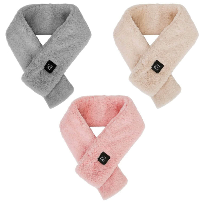 Electric Heated Scarf USB Heating Neck Shawl Soft Warm Scarves with 3 Heating Modes by DailySale
