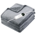 Electric Heated Throw Flannel Heated Blanket by DailySale