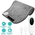Electric Heating Pad for Back Abdomen Shoulder with 10 Adjustable Temperature Smart Timer Setting by DailySale