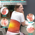 Electric Heating Pad for Back Abdomen Shoulder with 10 Adjustable Temperature Smart Timer Setting by DailySale