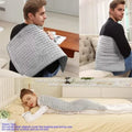 Electric Heating Pads, Washable Heated Blanket for Back Pain Muscle Pain Relieve by DailySale