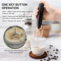 Electric Milk Frother Handheld with Stainless Steel Stand by DailySale