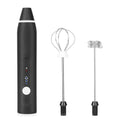 Electric Milk Frother with 2 Whisk Heads by DailySale