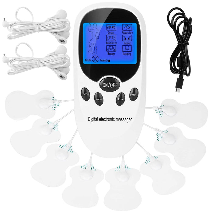 Electric Muscle Stimulator with Electrode Pads Wires by DailySale