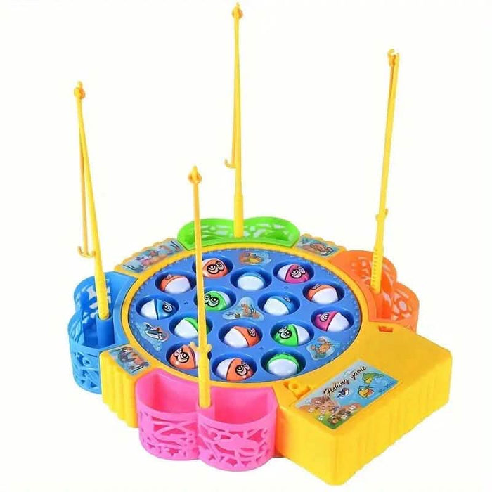 Electric Music Spinning Fishing Disc Toy Set by DailySale