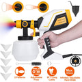 Electric Paint Sprayer HVLP with Different Spray Patterns 1200ML Detachable Container by DailySale