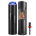Electric Salt and Pepper Grinder LED Indicator Adjustable Coarseness by DailySale