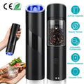 Electric Salt and Pepper Grinder LED Indicator Adjustable Coarseness by DailySale