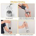 Electric Salt Pepper Grinder with Light Adjustable Coarseness by DailySale