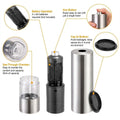 Electric Salt Pepper Grinder with Light Adjustable Coarseness by DailySale