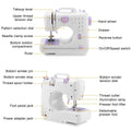 Electric Sewing Machine 12 Stitches with Foot Pedal by DailySale