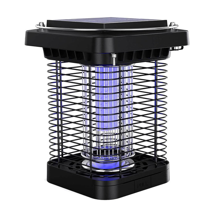 Electric Solar Powered Bug Zapper Lamp IP65 Waterproof for Indoor and Outdoor by DailySale
