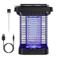 Electric Solar Powered Bug Zapper Lamp IP65 Waterproof for Indoor and Outdoor by DailySale