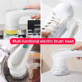 Electric Spin Scrubber Cordless Handheld Cleaning Brush with 5 Replaceable Brush Heads by DailySale