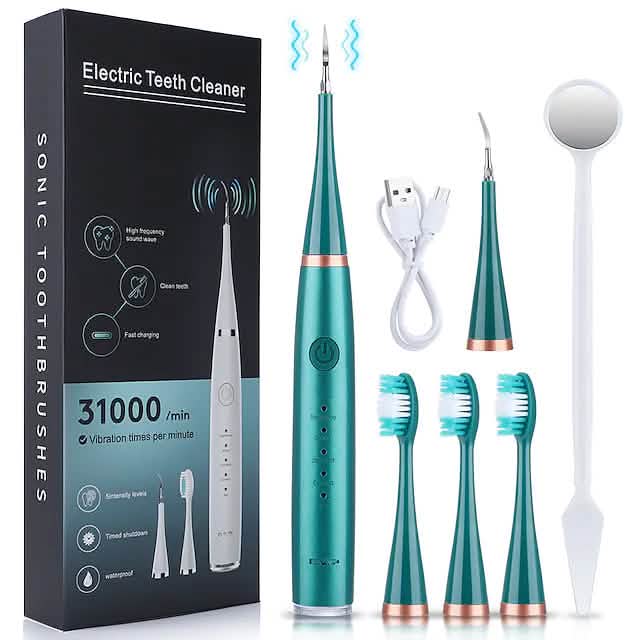 Electric Toothbrush Sonic Dental Scaler Teeth Whitening Kit by DailySale