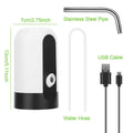 Electric Water Bottle Dispenser Rechargeable Automatic Drinking Water Bottle Pump by DailySale