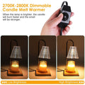 Electric Wax Melt Warmer Lamp Dimmable with 2 GU10 Bulbs 3-7in Adjustable Height 360º Rotatable by DailySale