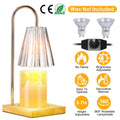 Electric Wax Melt Warmer Lamp Dimmable with 2 GU10 Bulbs 3-7in Adjustable Height 360º Rotatable by DailySale