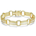 Elegant Baguette Link Crystal Tennis Bracelet by DailySale