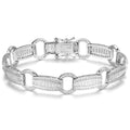Elegant Baguette Link Crystal Tennis Bracelet by DailySale